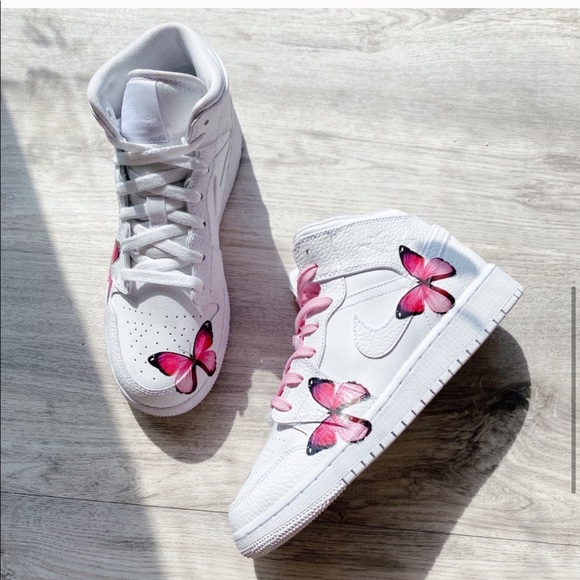 Nike air Jordan AJ custom butterfly - Picture 8 of 8